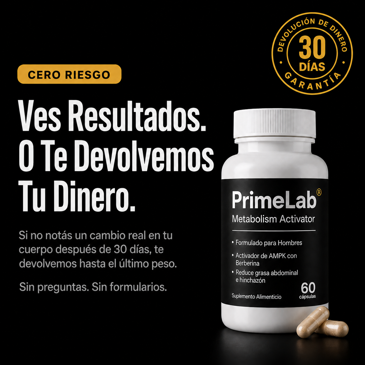 Primelab® - Recuperá un aspecto firme y masculino.