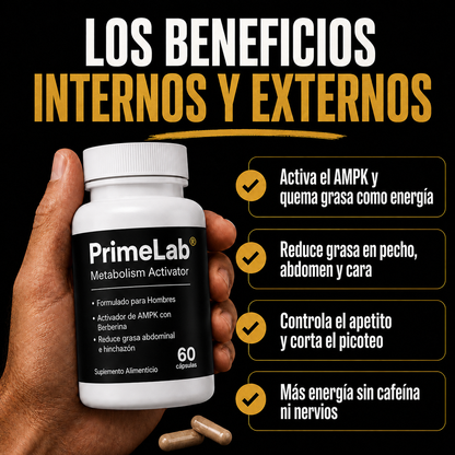 Primelab® - Recuperá un aspecto firme y masculino.