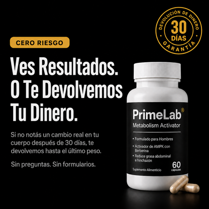 Primelab® - Recuperá un aspecto firme y masculino.