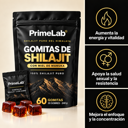 Primelab® Gomitas de Shilajit Puro