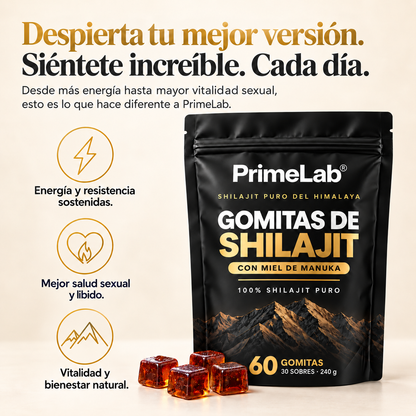 Primelab® Gomitas de Shilajit Puro