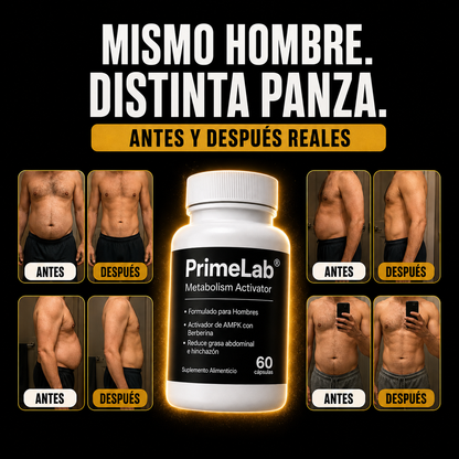 Primelab® - Recuperá un aspecto firme y masculino.